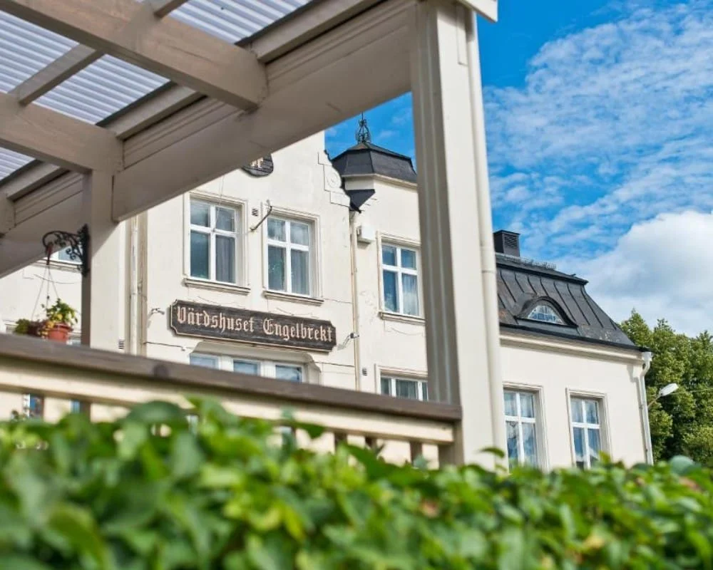 Värdshuset Engelbrekt – fasaden på den historiska byggnaden